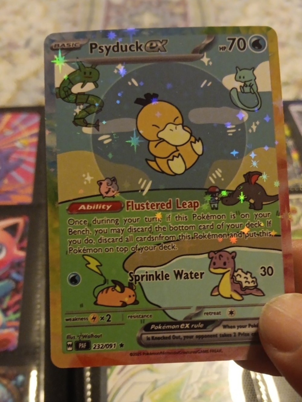 Psyduck ex Holographic Card – Yellow